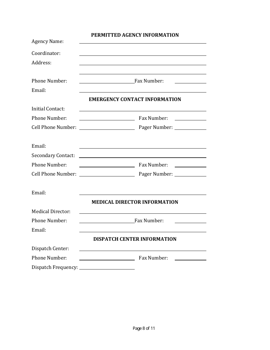 Renewal Permit Application - Nevada, Page 8