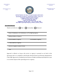 Document preview: Renewal Permit Application - Nevada