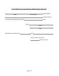 Initial Permit Application Form - Nevada, Page 4