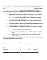 Initial Permit Application Form - Nevada, Page 9