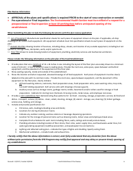 Plan Review for Food Establishment - Part B: Building Specifications - Nevada, Page 6