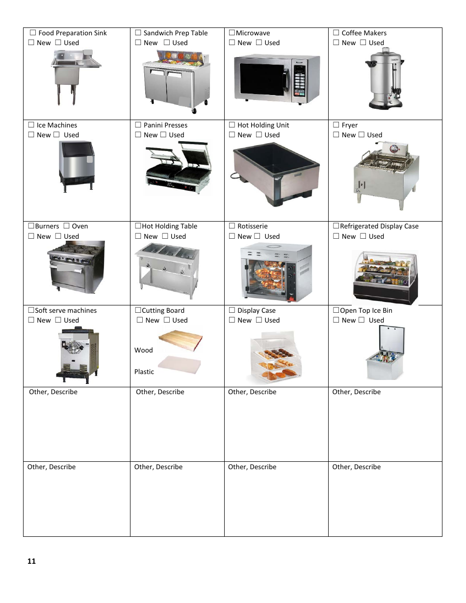 Plan Review for Food Establishment - Mobile Food Vehicle - Nevada, Page 11