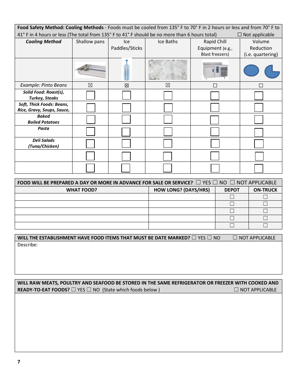 Plan Review for Food Establishment - Mobile Food Vehicle - Nevada, Page 7