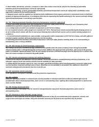 Temporary Food Establishment Self Inspection Checklist - Nevada, Page 6