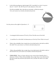 Geometric Probability Worksheet - North Iredell High School, Page 2