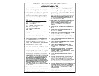 Form 5 Cumulative Occupational Dose History Form - Lifetime Cumulative Dose or Prior Occupational Dose for Current Year - Nevada, Page 2