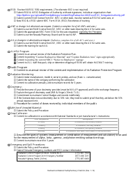 New / Renewal Radiopharmacy License Checklist - Radioactive Materials (Ram) Program - Nevada, Page 3