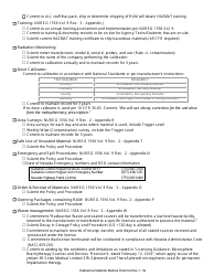 New / Renewal Medical License Checklist -radioactive Materials (Ram) Program - Nevada, Page 4