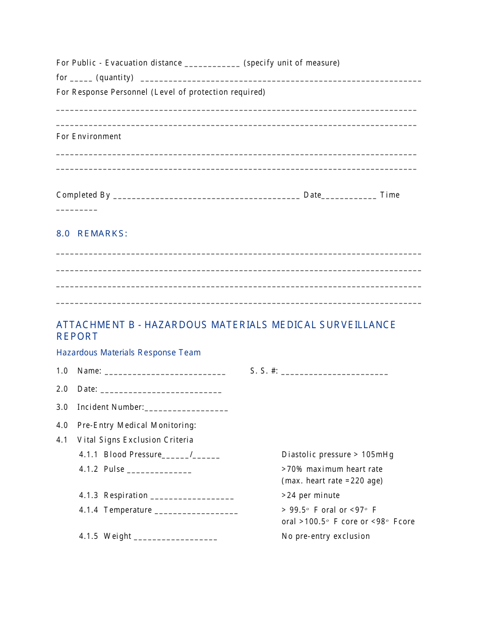 Hazardous Materials Incident Response Procedure - Transportation Emergency Preparedness Program (Tepp) - Nevada, Page 22