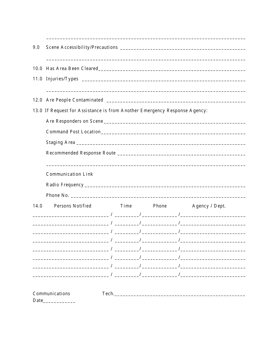 Hazardous Materials Incident Response Procedure - Transportation Emergency Preparedness Program (Tepp) - Nevada, Page 26
