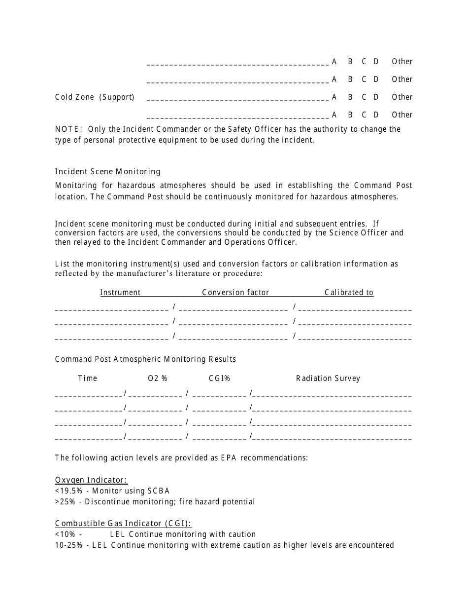 Hazardous Materials Incident Response Procedure - Transportation Emergency Preparedness Program (Tepp) - Nevada, Page 9