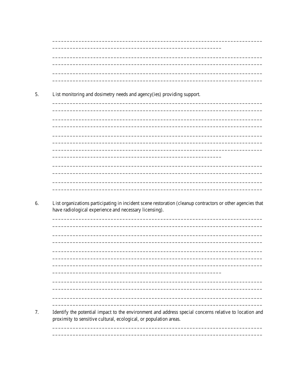 Model Recovery Procedure for Response to Radiological Transportation Incident - Transportation Emergency Preparedness Program (Tepp) - Nevada, Page 4