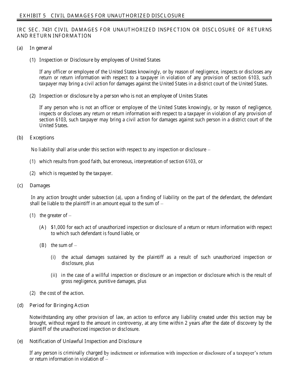 Form 6115-AT Employee / Contractor Safeguarding Federal Tax Information Training Certification - Nevada, Page 11