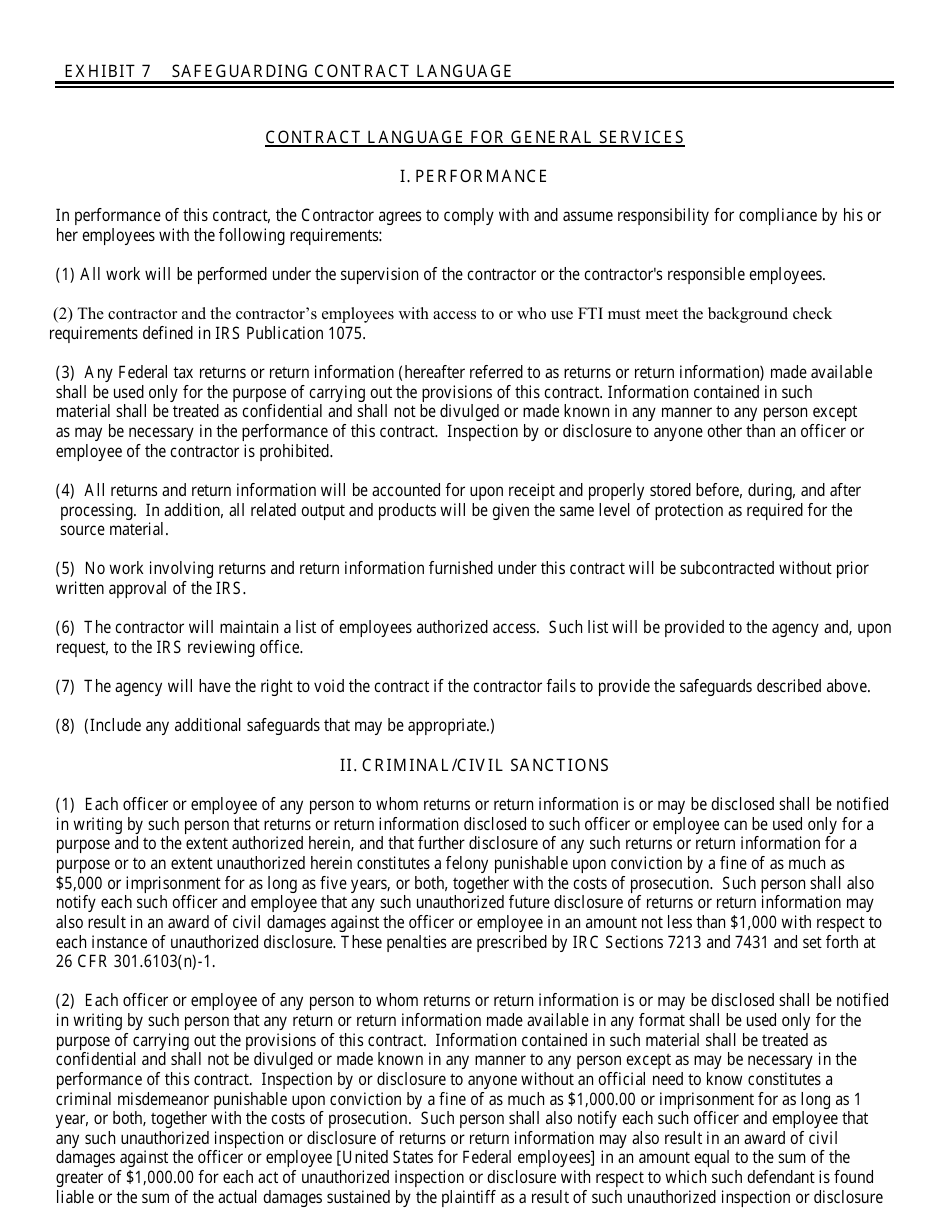 Form 6115-AT Employee / Contractor Safeguarding Federal Tax Information Training Certification - Nevada, Page 13
