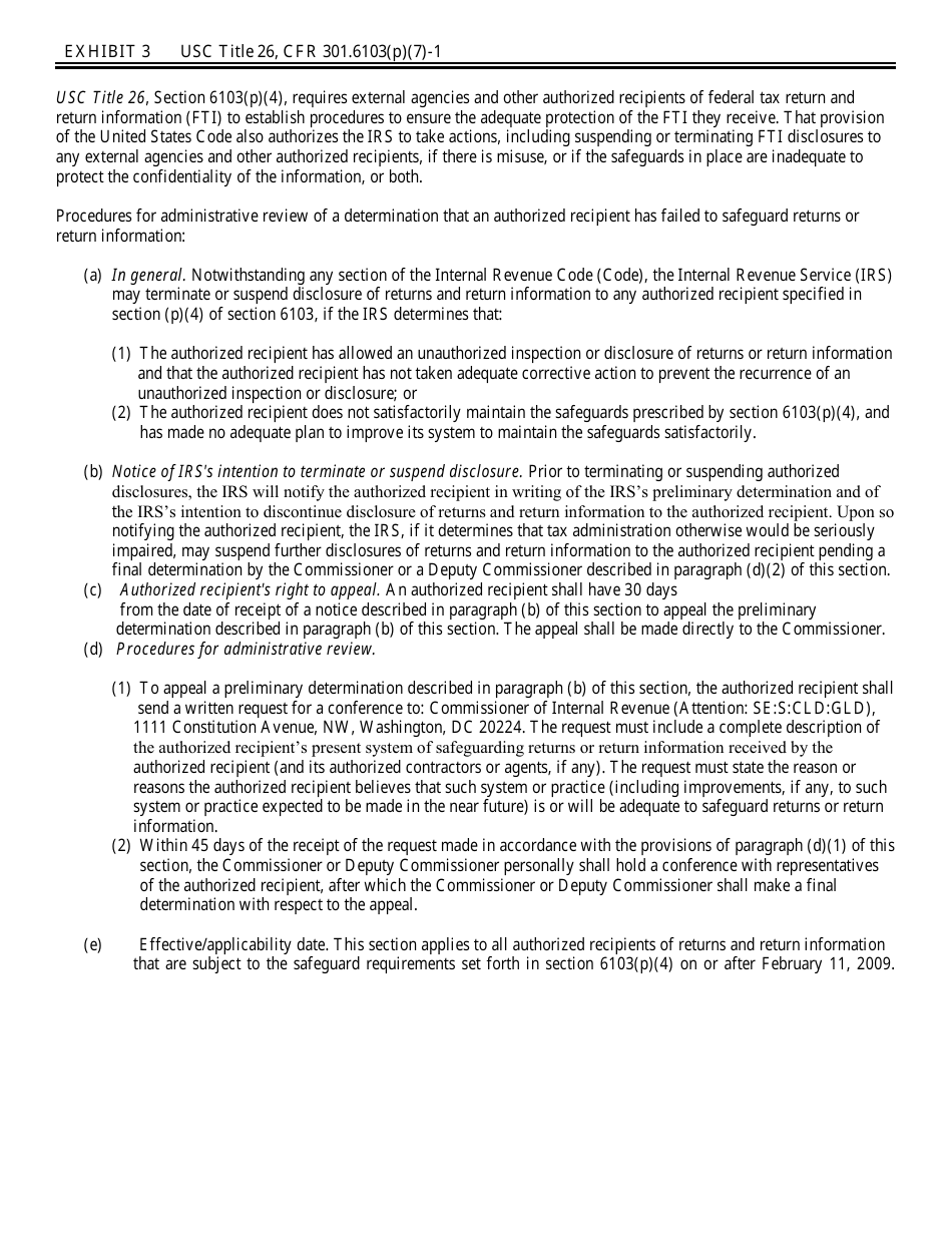 Form 6115-AT Employee / Contractor Safeguarding Federal Tax Information Training Certification - Nevada, Page 8