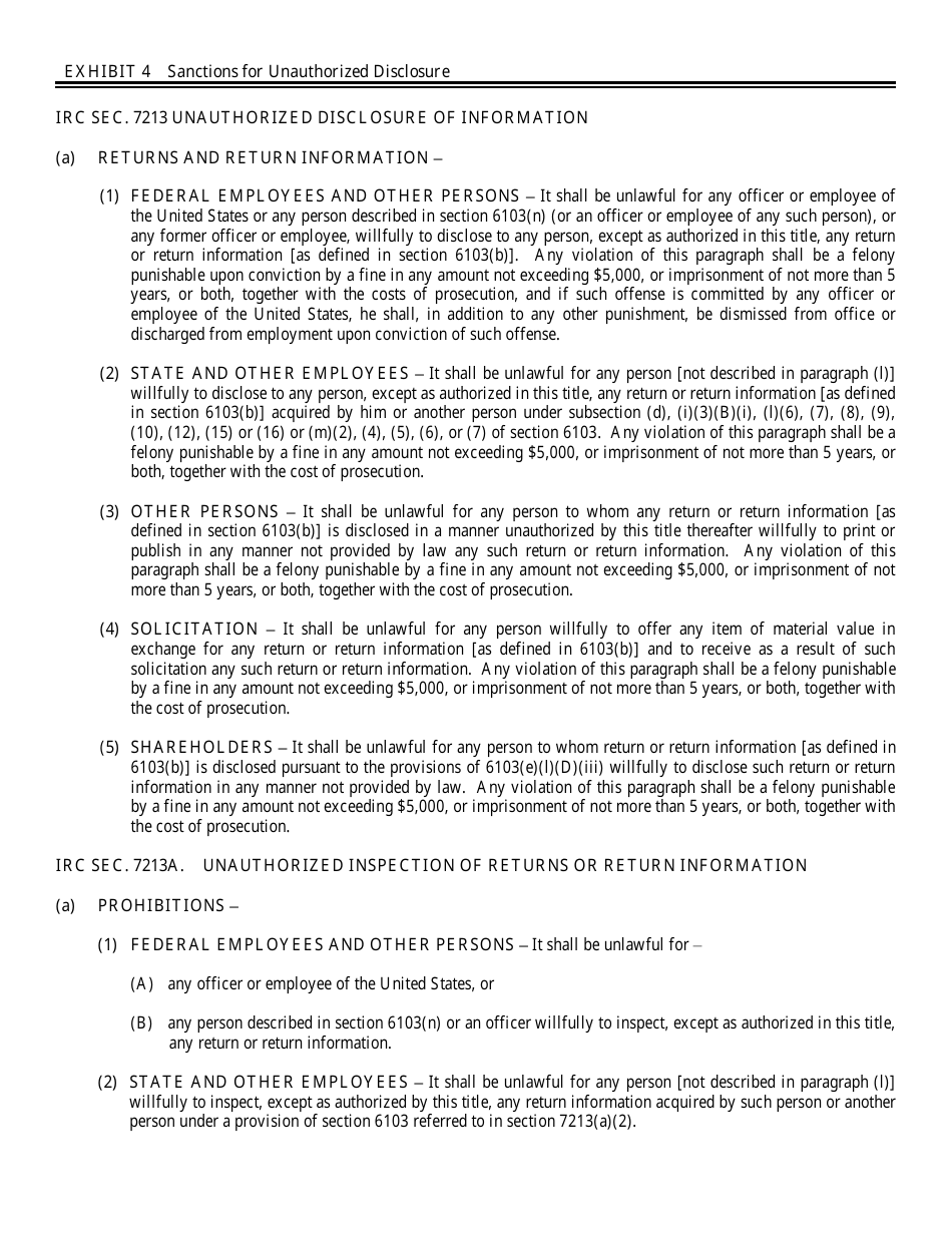 Form 6115-AT Employee / Contractor Safeguarding Federal Tax Information Training Certification - Nevada, Page 9