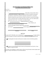 Document preview: Form 4096-EC/A Declaration of Custodian of Minor Child to Change Child Support Payee - Nevada