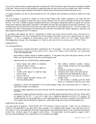 Form 4000-EC Application for Child Support Services - Nevada, Page 2