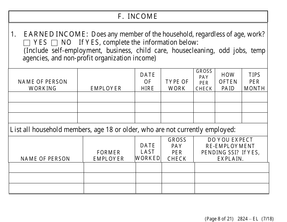 Form 2824-EL Application for Assistance (Vision Impaired) - Energy Assistance Program - Nevada, Page 14
