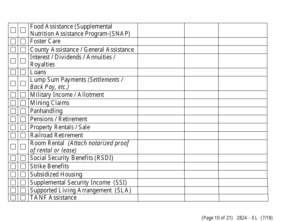 Form 2824-EL Application for Assistance (Vision Impaired) - Energy Assistance Program - Nevada, Page 16