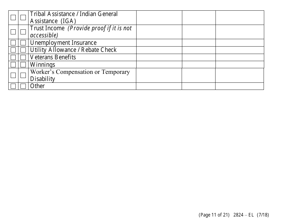 Form 2824-EL Application for Assistance (Vision Impaired) - Energy Assistance Program - Nevada, Page 17