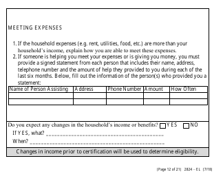 Form 2824-EL Application for Assistance (Vision Impaired) - Energy Assistance Program - Nevada, Page 18