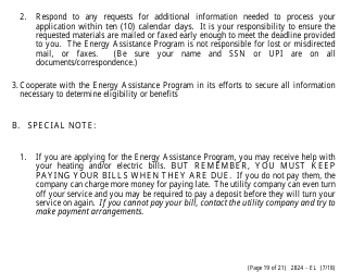 Form 2824-EL Application for Assistance (Vision Impaired) - Energy Assistance Program - Nevada, Page 25