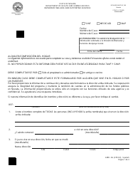 Formulario 2488-EG Alquiler/Composicion Del Hogar - Nevada (Spanish)
