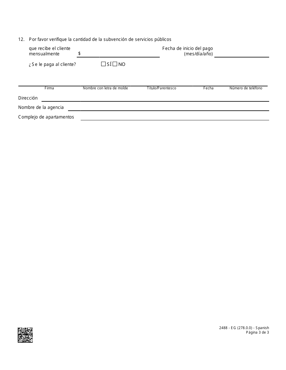 Formulario 2488-EG Alquiler / Composicion Del Hogar - Nevada (Spanish), Page 3