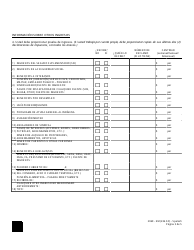 Formulario 2069-EM Cuestionario De Reembolso Parental - Nevada (Spanish), Page 3