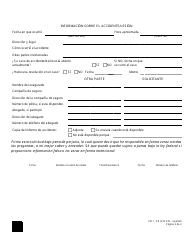 Formulario 2511-EE Subrogacion Medica/De Seguro - Nevada (Spanish), Page 2