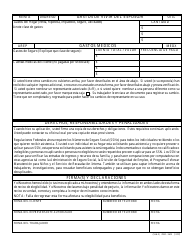 Formulario 2930-EMS Redeterminacion Para Maabd - Nevada (Spanish), Page 2