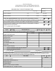 Document preview: Form 2930-EM Maabd Only Redetermination - Nevada
