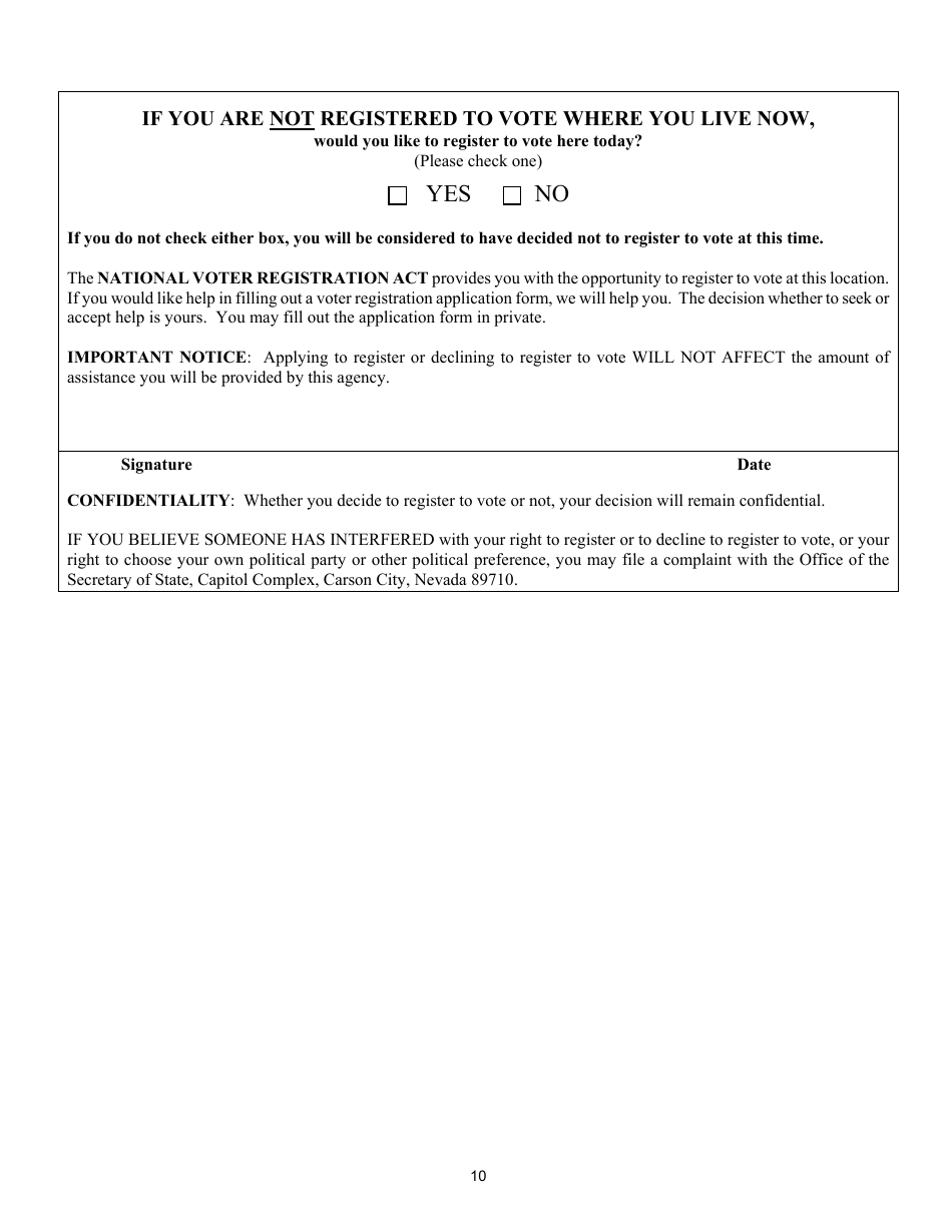 Form 2920-EM Application for Assistance - Medicaid, Maabd, Snap - Nevada, Page 12