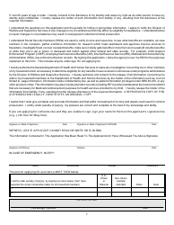 Form 2920-EM Application for Assistance - Medicaid, Maabd, Snap - Nevada, Page 9