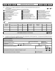 Formulario 2920-EMS Aplicacion Para Asistencia - Nevada (Spanish), Page 6