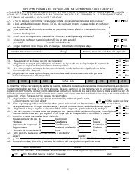 Formulario 2920-EMS Aplicacion Para Asistencia - Nevada (Spanish), Page 7