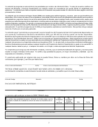 Formulario 2920-EMS Aplicacion Para Asistencia - Nevada (Spanish), Page 9