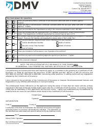 Form SI-02 Application for Self-insurance - Nevada, Page 2