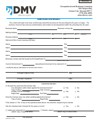 Document preview: Form OBL248 Bond Reduction Request - Nevada