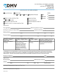 Form EC-50 Emission Inspector Renewal License Packet - Nevada, Page 2
