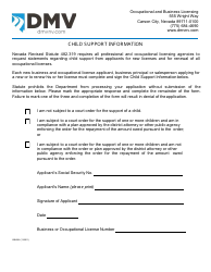 Form EC-50 Emission Inspector Renewal License Packet - Nevada, Page 3