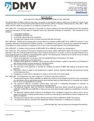 Form EC-7 New Emission Inspector License Packet - Nevada, Page 6