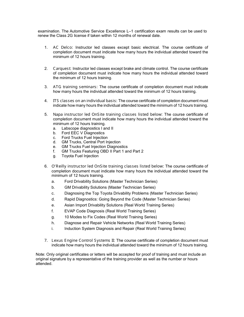 Form EC-7 New Emission Inspector License Packet - Nevada, Page 8