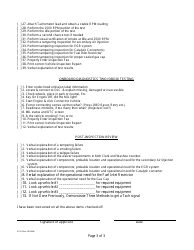 Form EC30 Applicants Guide - Analyzer Demonstration and Emission Inspection Practical Examination Training Checklist - Nevada, Page 3
