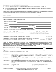 Form CDL004 Cdl Certification for Waiver of Skills Tests - Nevada, Page 2