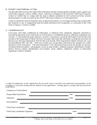 Form CDL-026 Third Party Company/School Agreement - Nevada, Page 4