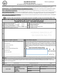 Form CDL-002 Application for Commercial Driving Privileges - Nevada (Tagalog), Page 3