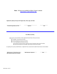 Form MC090 Motor Carrier Vehicle Registration Application Checklist - Nevada, Page 3