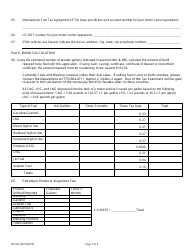 Form MC042 Application for Motor and Special Fuel Licensing - Nevada, Page 7